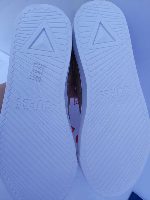 SP Nowe Sneakersy GUESS perłowe półbuty tenisówki 36