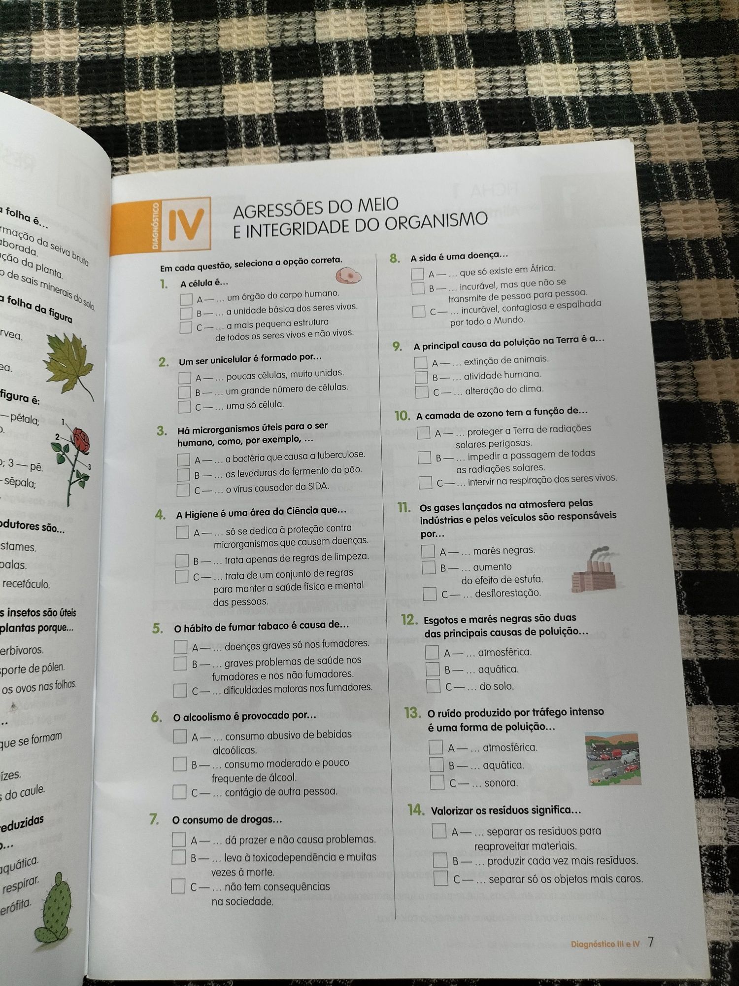 Caderno de atividades - Ciências da Natureza 6° ano