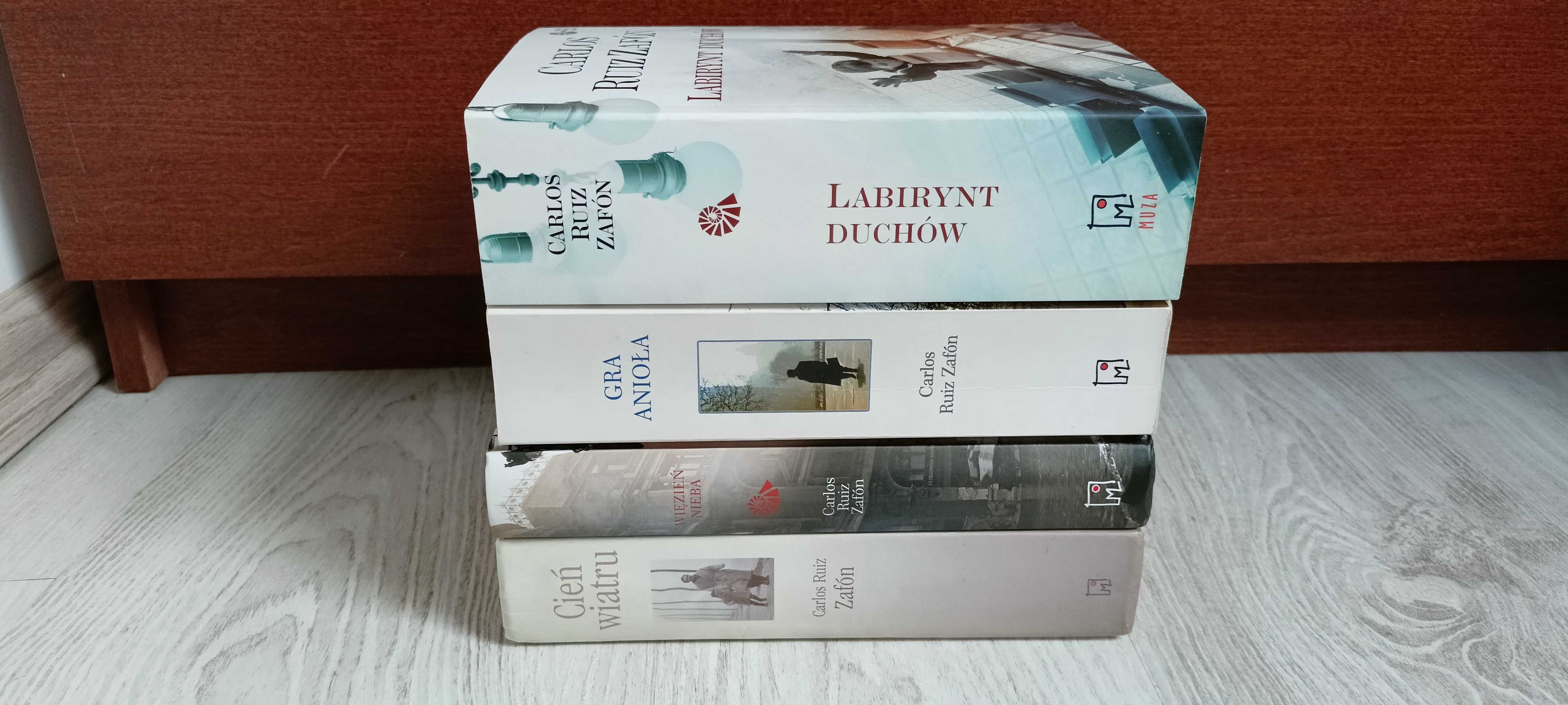 Carlos Ruiz Zafon Więzień nieba Cień wiatru Labirynt duchów Gra anioła
