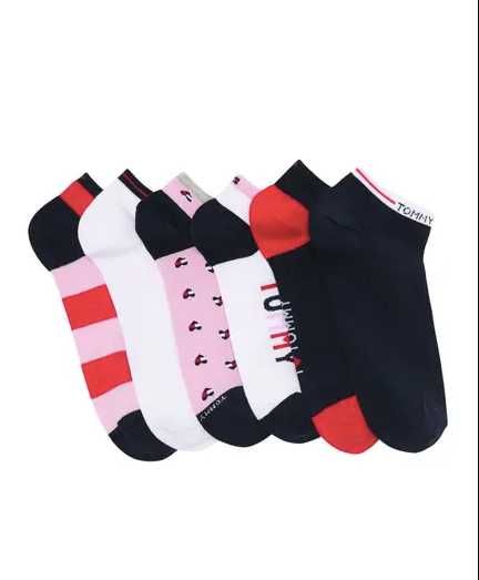Набор женских коротких носков Tommy Hilfiger, оригинал, 6 пар