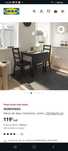 Mesa rebatível ikea