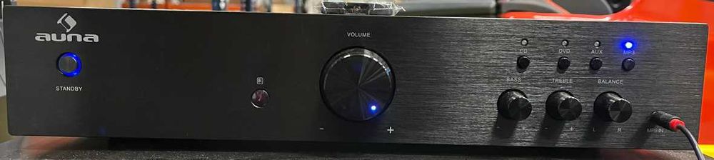 Wzmacniacz Auna + głośniki Magnat Symbol X 160 (czarne)