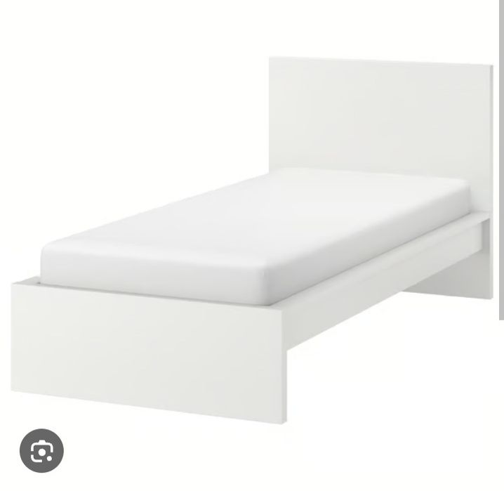 Cama ikea malm branca