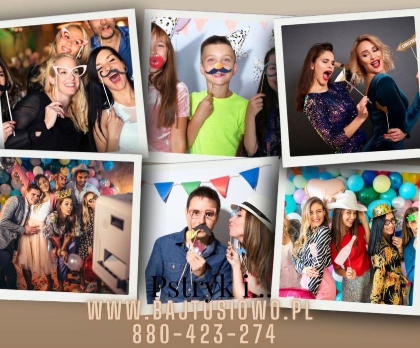 Fotobudka z namiotem LED, w wersji cyfrowej lub z wydrukiem zdjęć