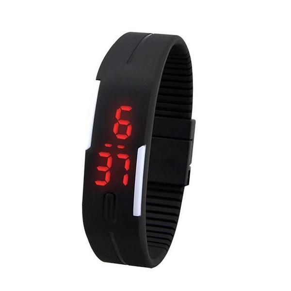 LED наручные часы с силиконовым браслетом
