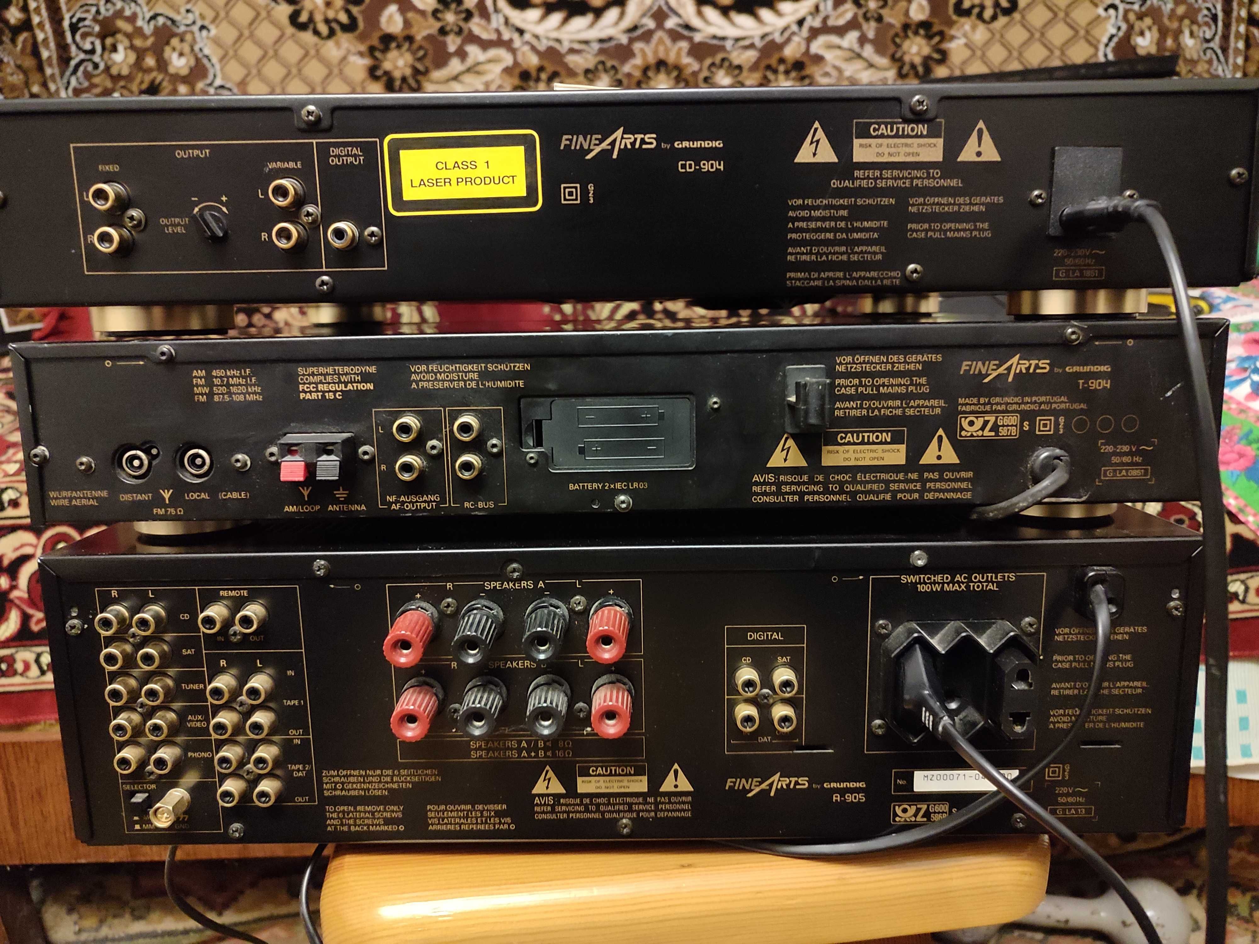 Топовый комплет GRUNDIG
.Тюнер T-904. Усилитель A-904