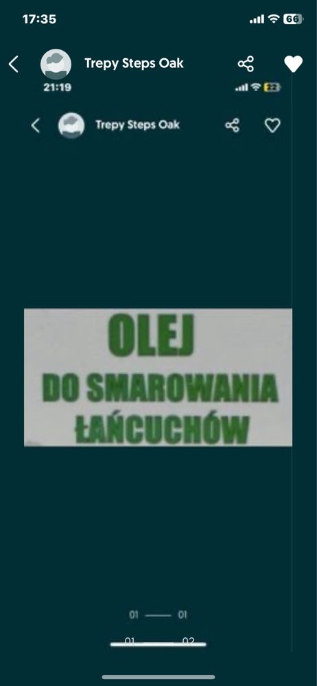 Olej fo smarowania łańcuchów pilarek