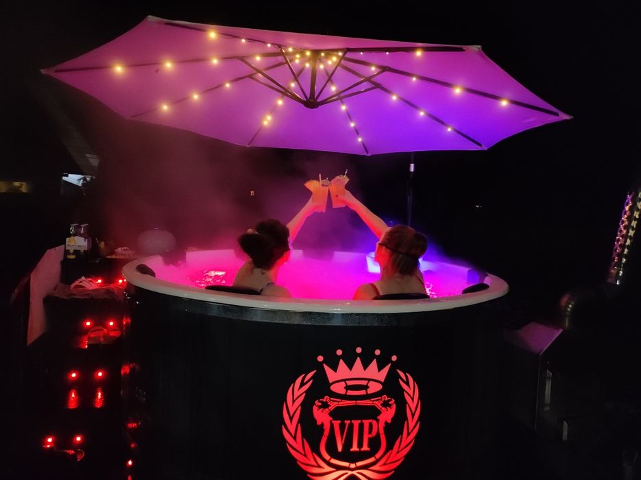 Mobilna Bania Balia jacuzzi Mobilna Sauna Wynajem Augustów i okolice