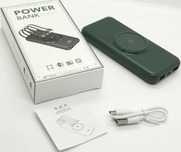 POWERBANK 10000 mAh INDUKCYJNY Szybkie Ładowanie Wbudowane Kable CZIP
