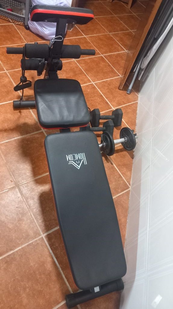 Mesa de exercícios físicos