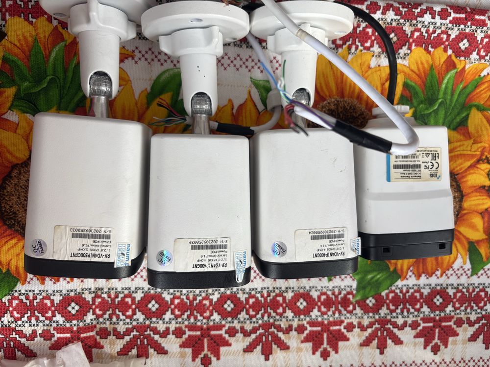 Комплект відеоспостереження. 4 камери Ip hdd 1 tb