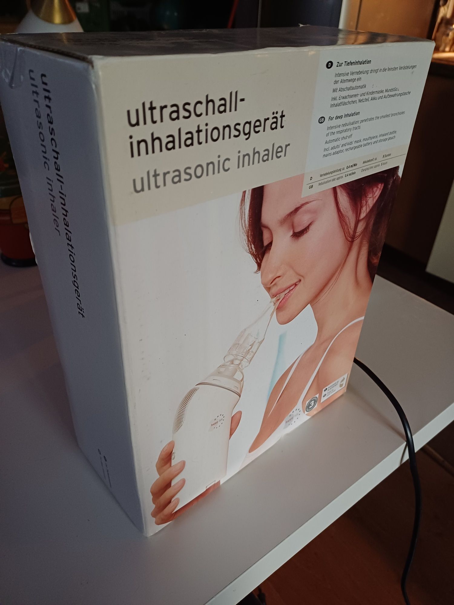 Nowy inhalator ultradźwiękowy Happy Life
