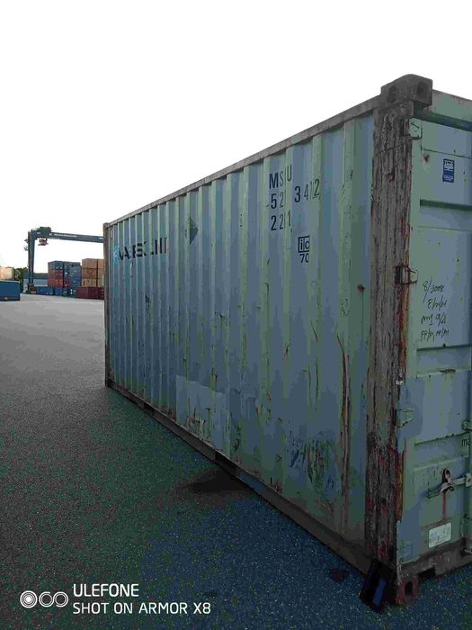 Tanio kontener ze zdjęć 20 DC używany 6 m dł