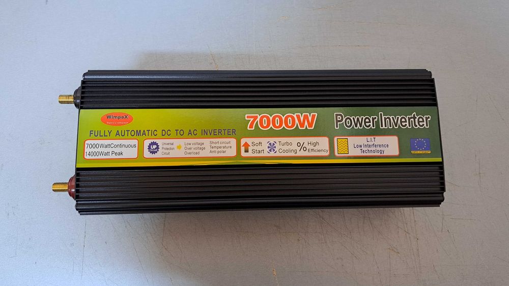 Преобразователь напряжения 7000W Инвертор 12V/220V Перетворювач
