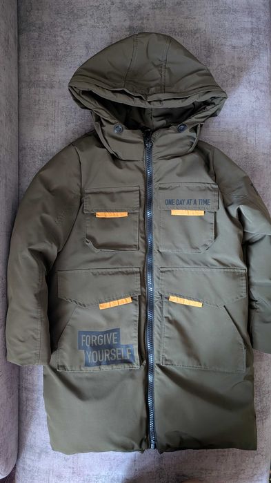 Тепле зимове пальто для хлопчика