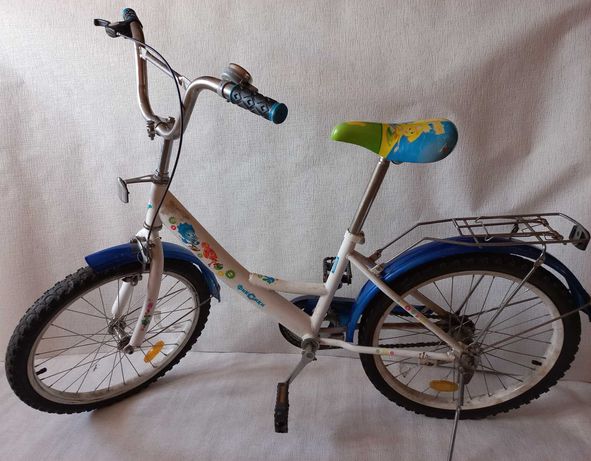 детский двухколесный велосипед с героями мультфильма "Фиксики"