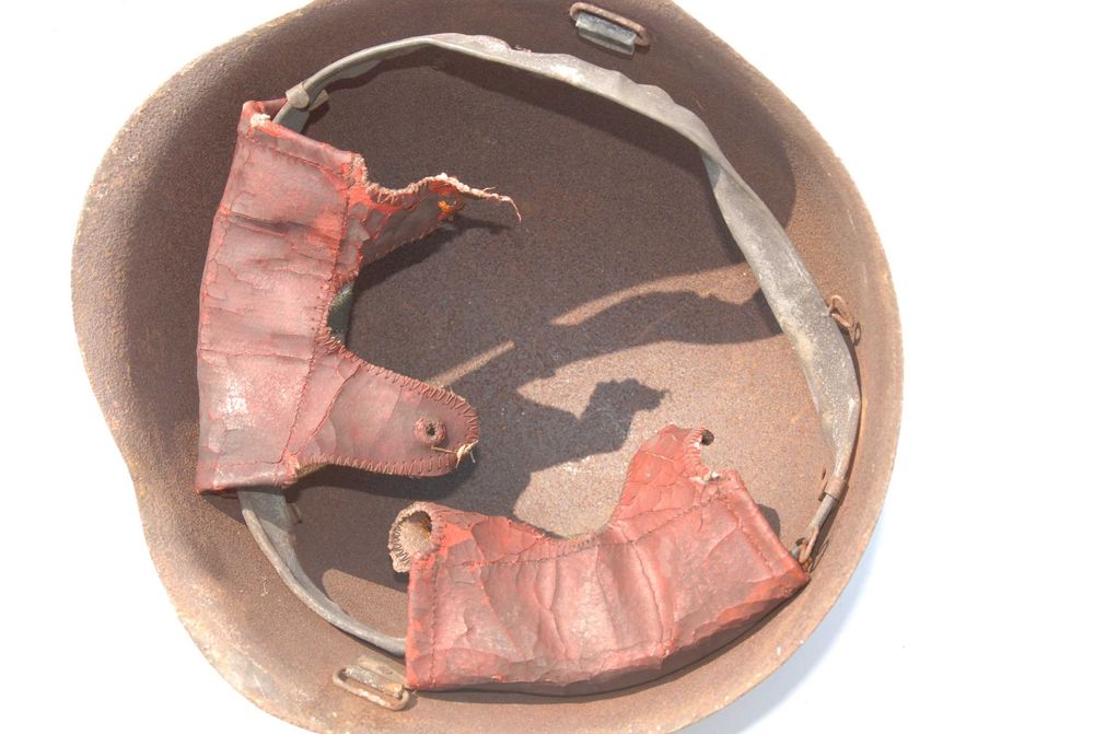 Stary przedwojenny hełm strażacki kask nakrycie głowy unikat antyk