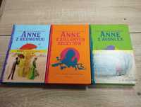 Zestaw 3 książek Anne Lucy Maud Montgomery