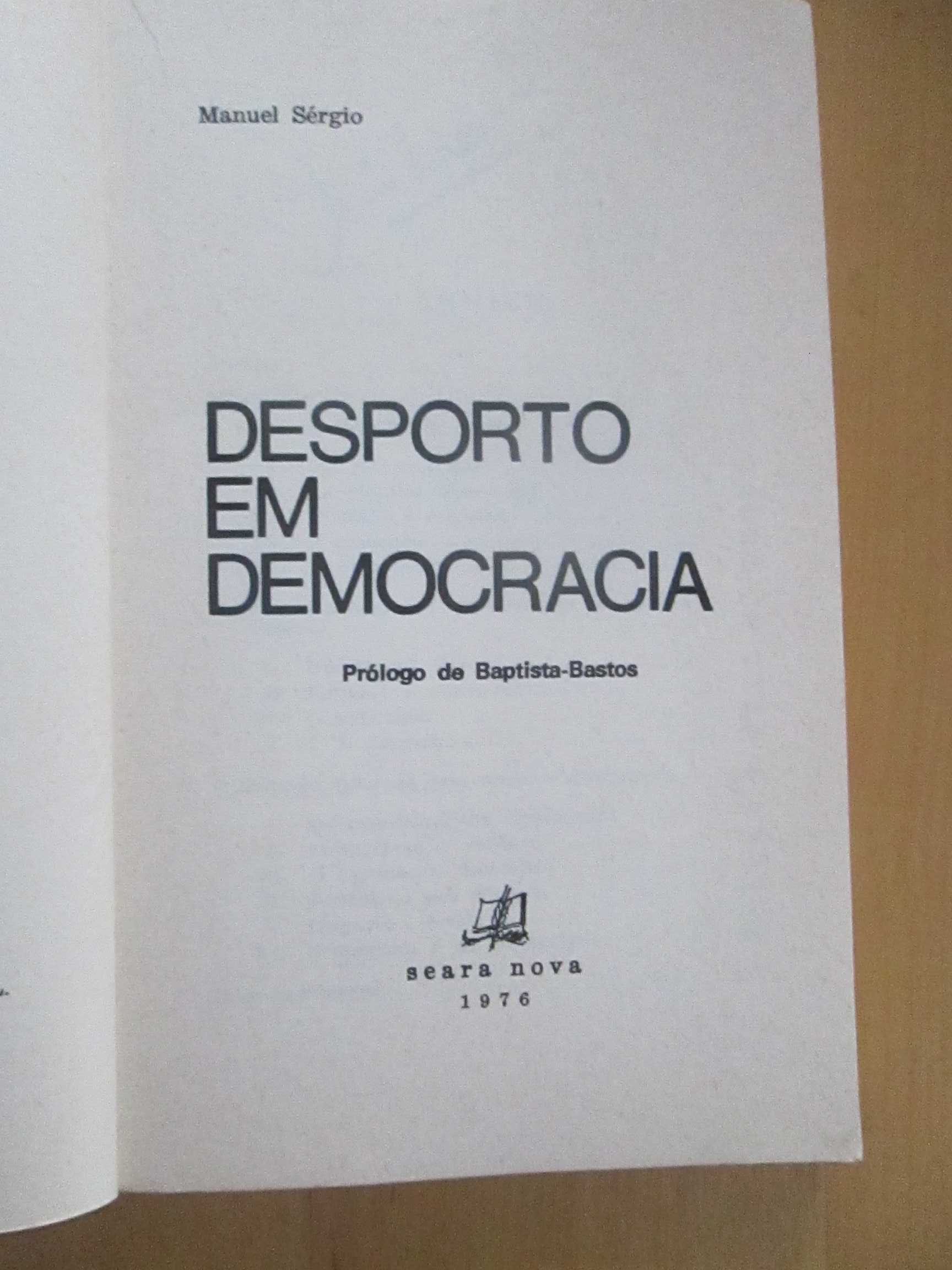 Desporto em Democracia, de Manuel Sérgio