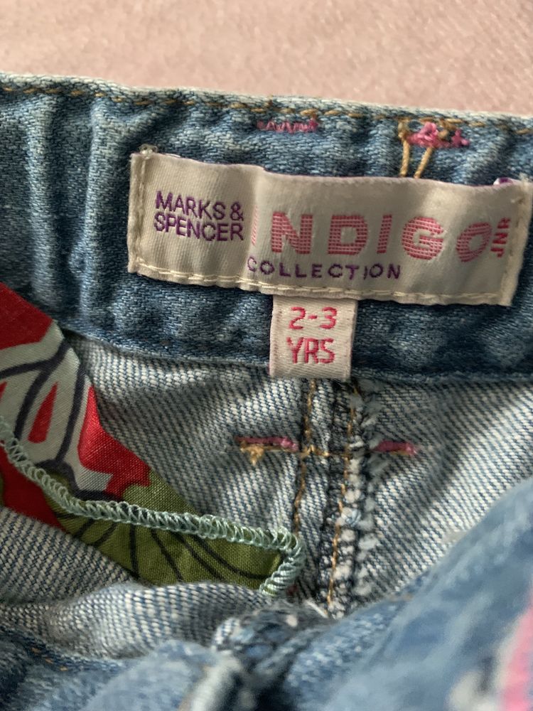 Jeansy Marks&Spencer Indigo Junior rozmiar 2-3 lata (98 cm)