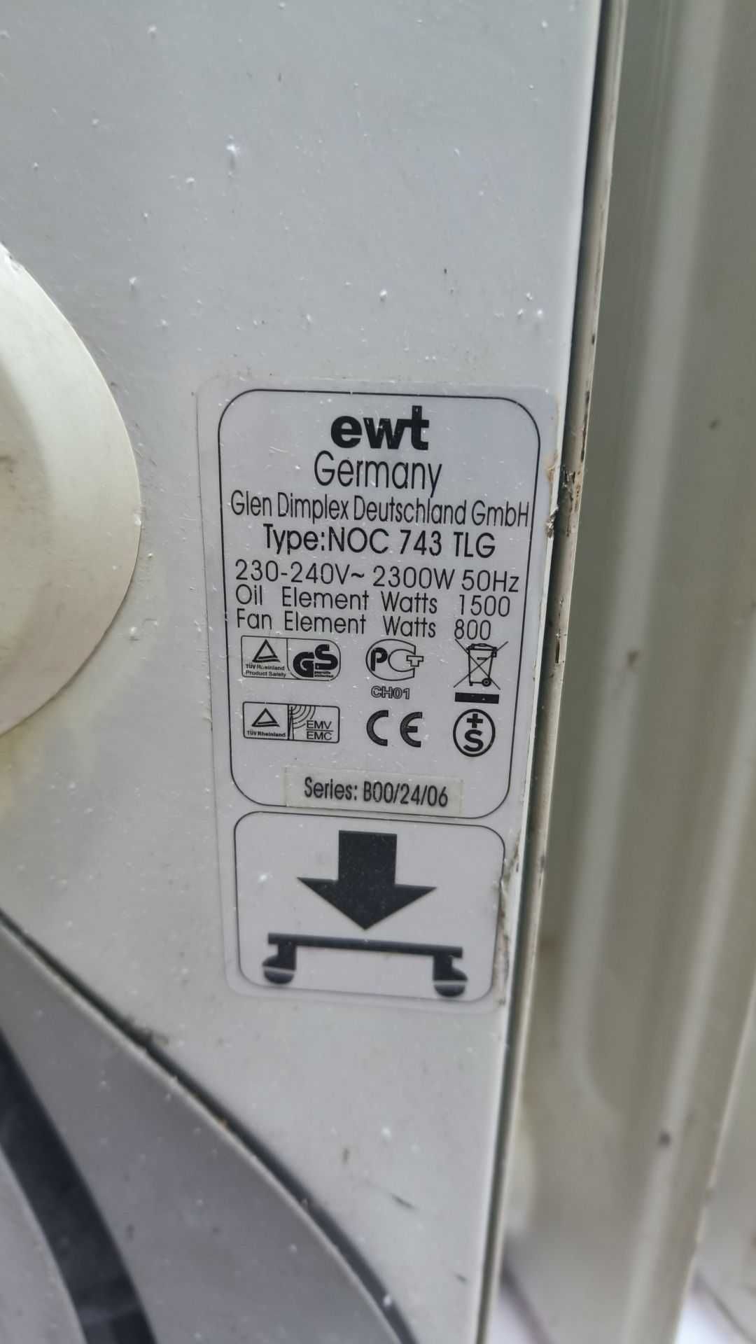 Масляный обогреватель, радиатор EWT NOC 743 TLG на запчасти