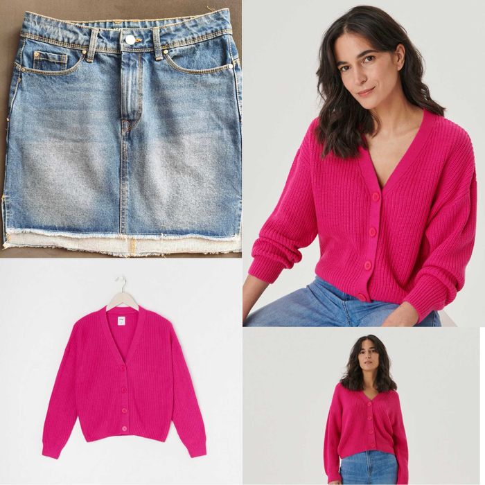 Paczka S/M plus torebka, rzeczy nowe i bdb