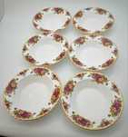 6x Talerz Na Zupe Albert Old Country Roses