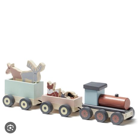 деревянный поезд потяг Kid’s concept