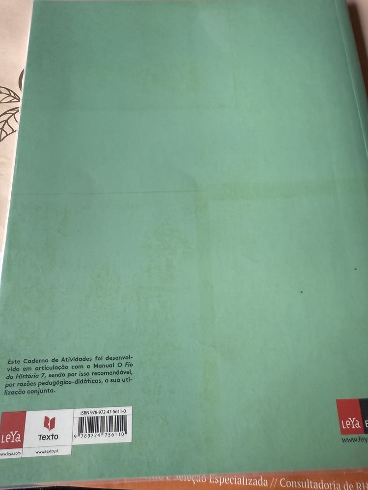 O fio da Hostoria - caderno de actividades