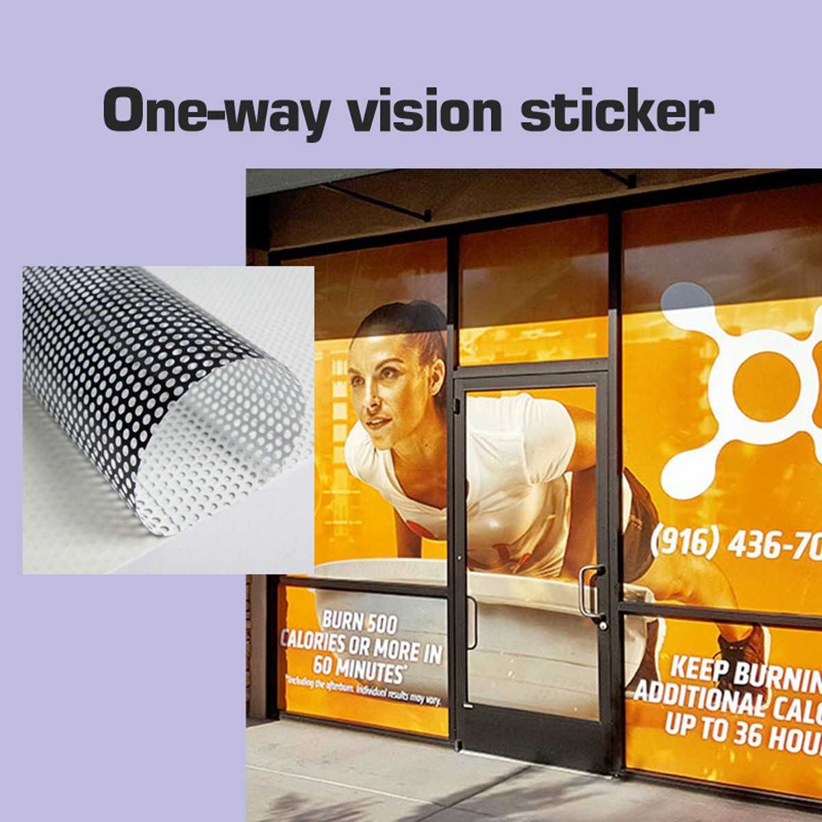 Folia okienna One Way Vision oklejanie OKIEN witryn REKLAMA PROJEKT