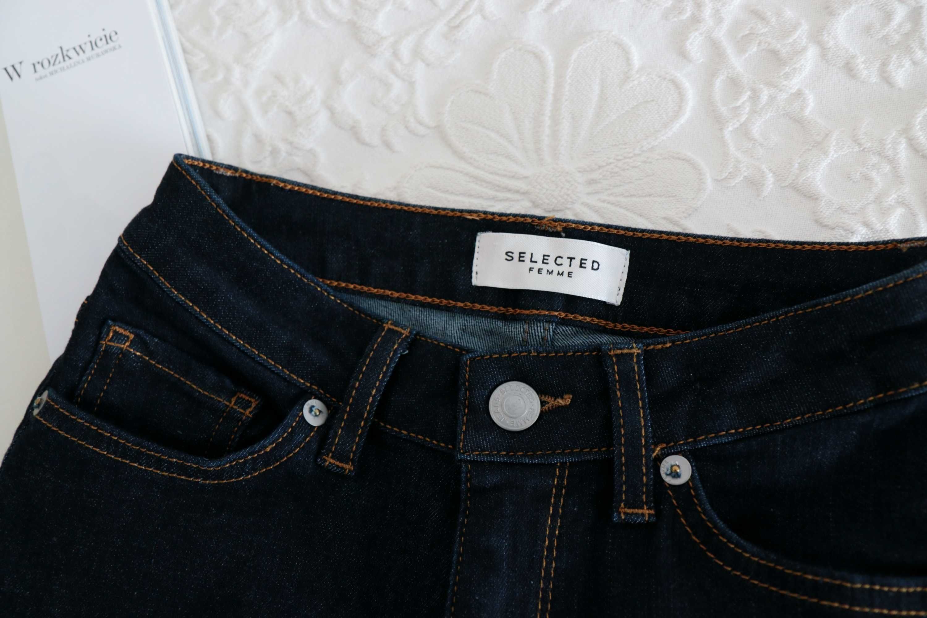 Spodnie jeansy SELECTED FEMME W25 L32 skinny XS zalando cos markowe