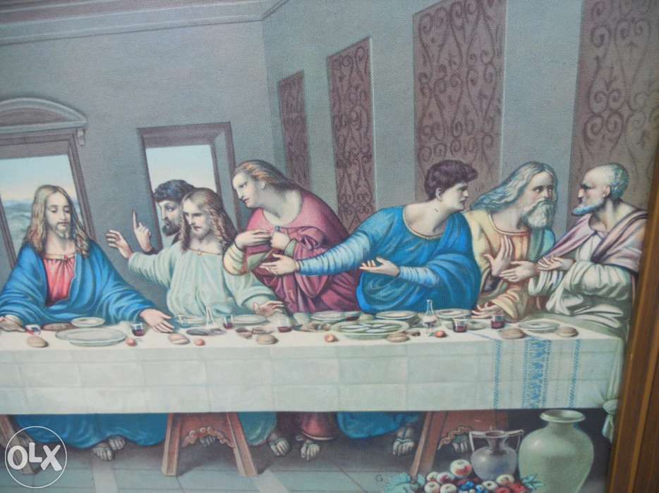 Quadro de Jesus e dos Apóstolos