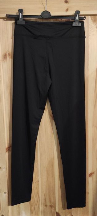 Czarne getry legginsy damskie sportowe do ćwiczeń Everlast rozmiar l