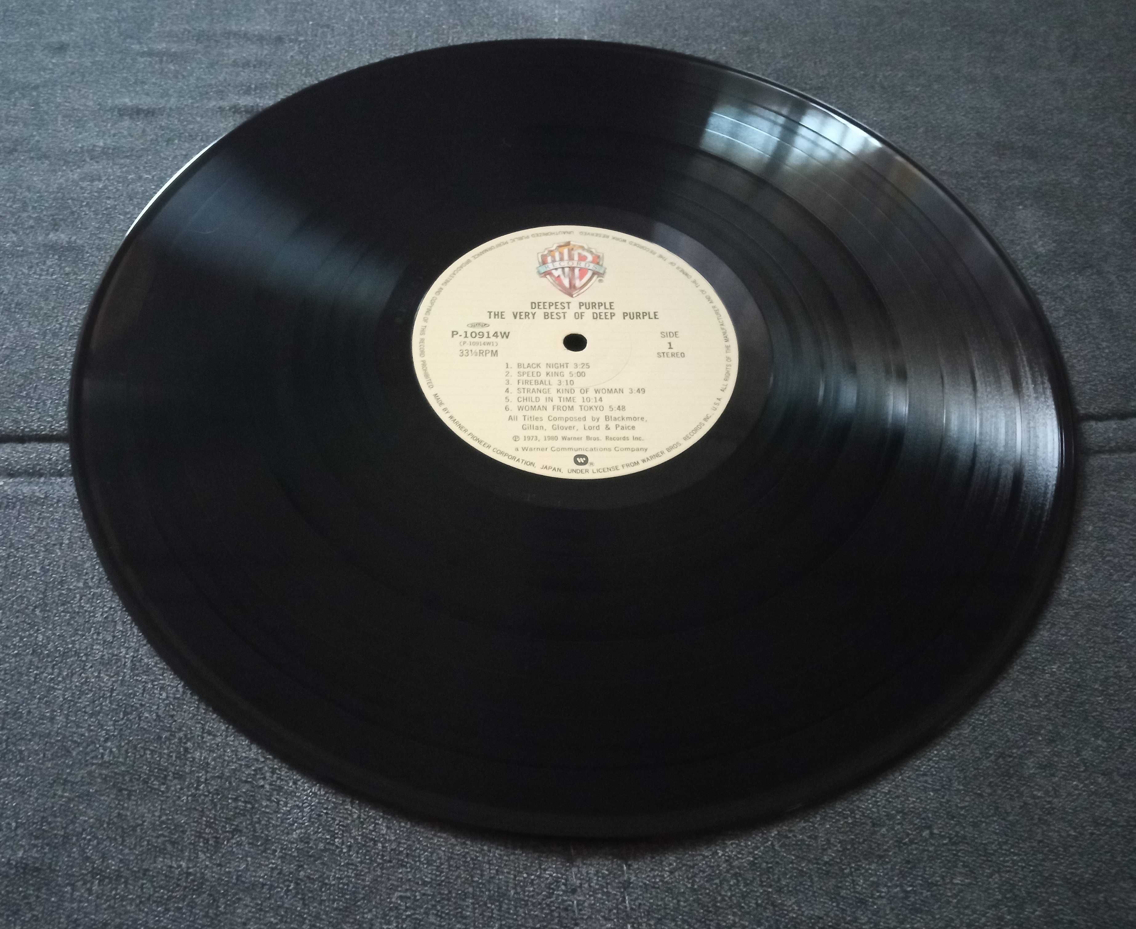 Deep Purple Deepest Purple winyl 1press 1980 Japan Obi