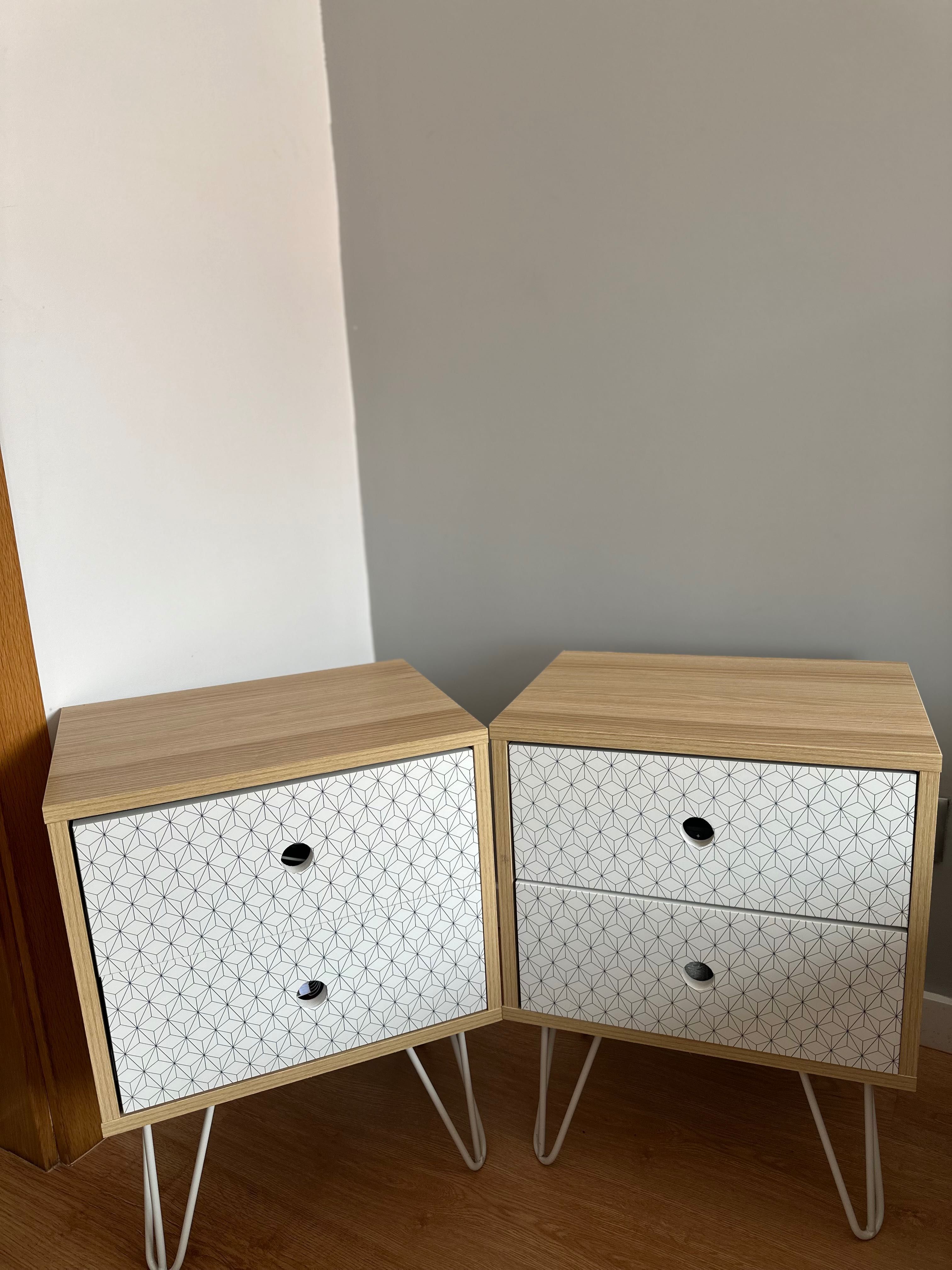 Kit cômoda novo com 2 peças