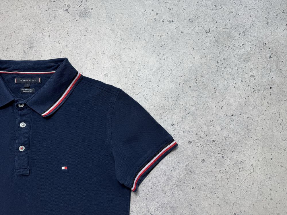 Мужская Футболка Поло Tommy Hilfiger Оригинал Идеал Размер S-M