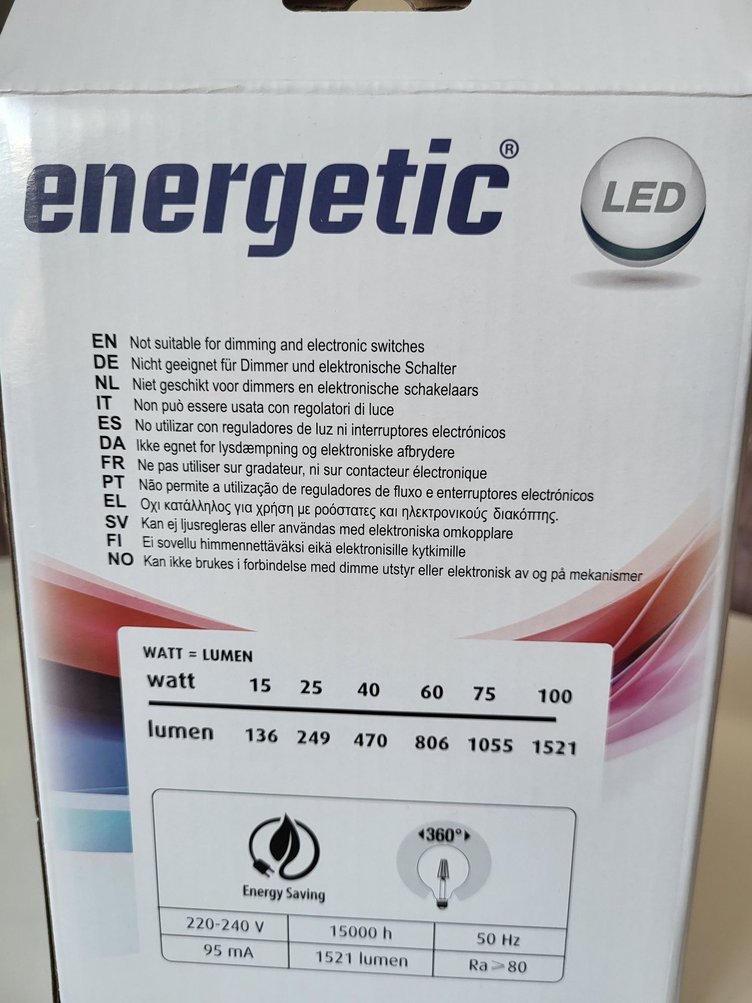 Żarówka ozdobna energetic Led