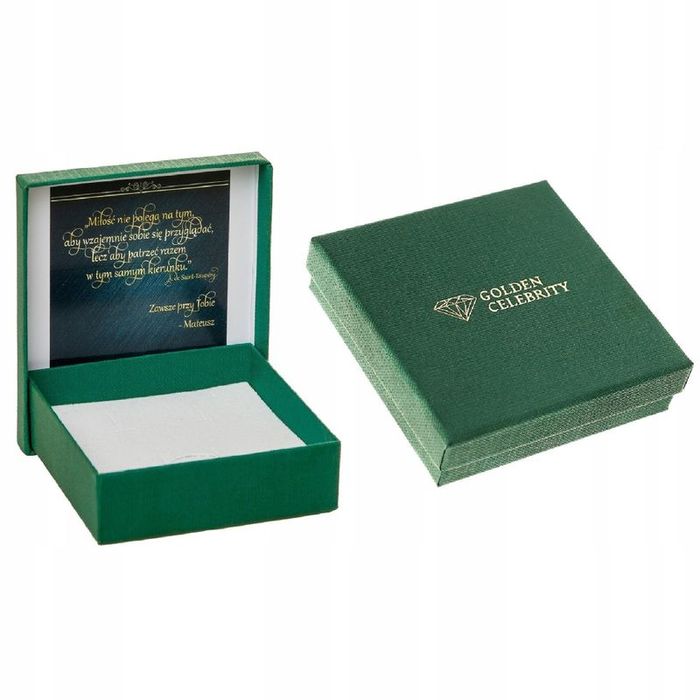 Złoty Łańcuszek Bismark + Medalik Matka Boska Częstochowska 925/585 Ch