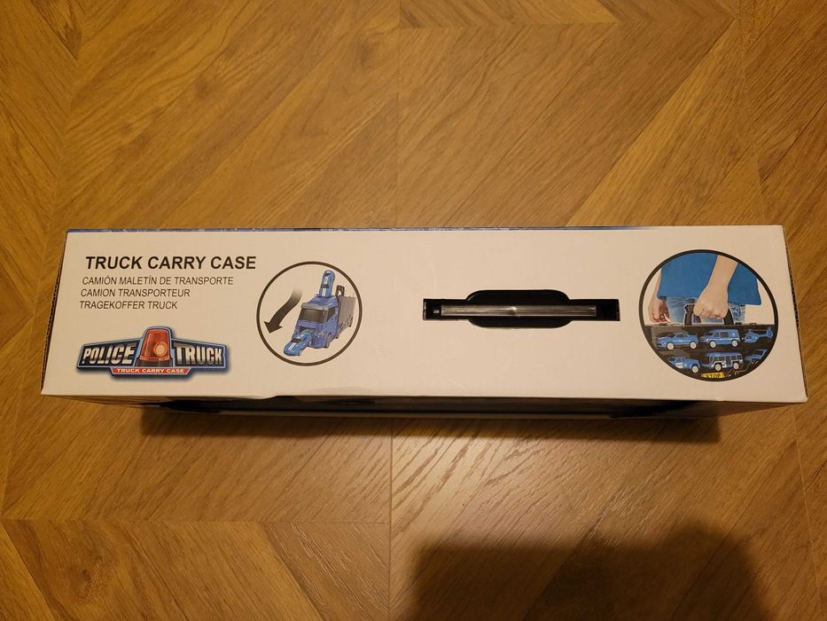 Ciężarówka policyjna zjeżdżalnia dla autek