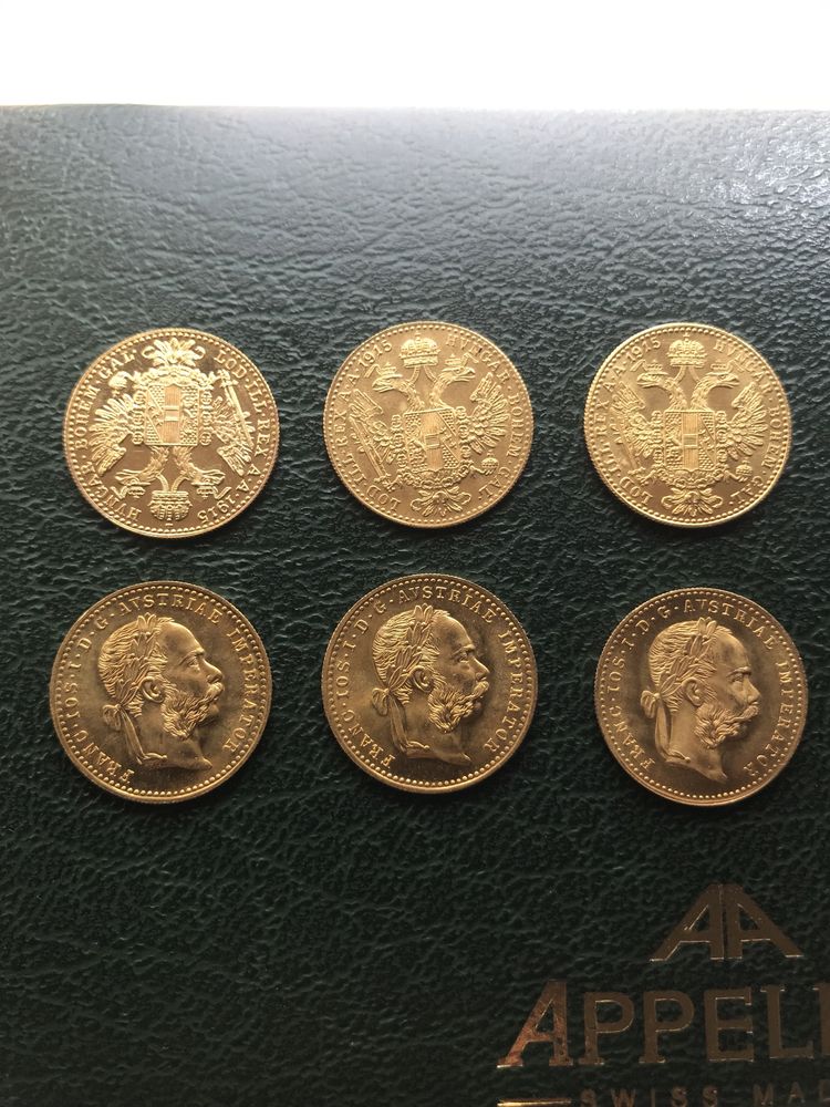 1 дукат 1915 год монета Австрии, чистое золото