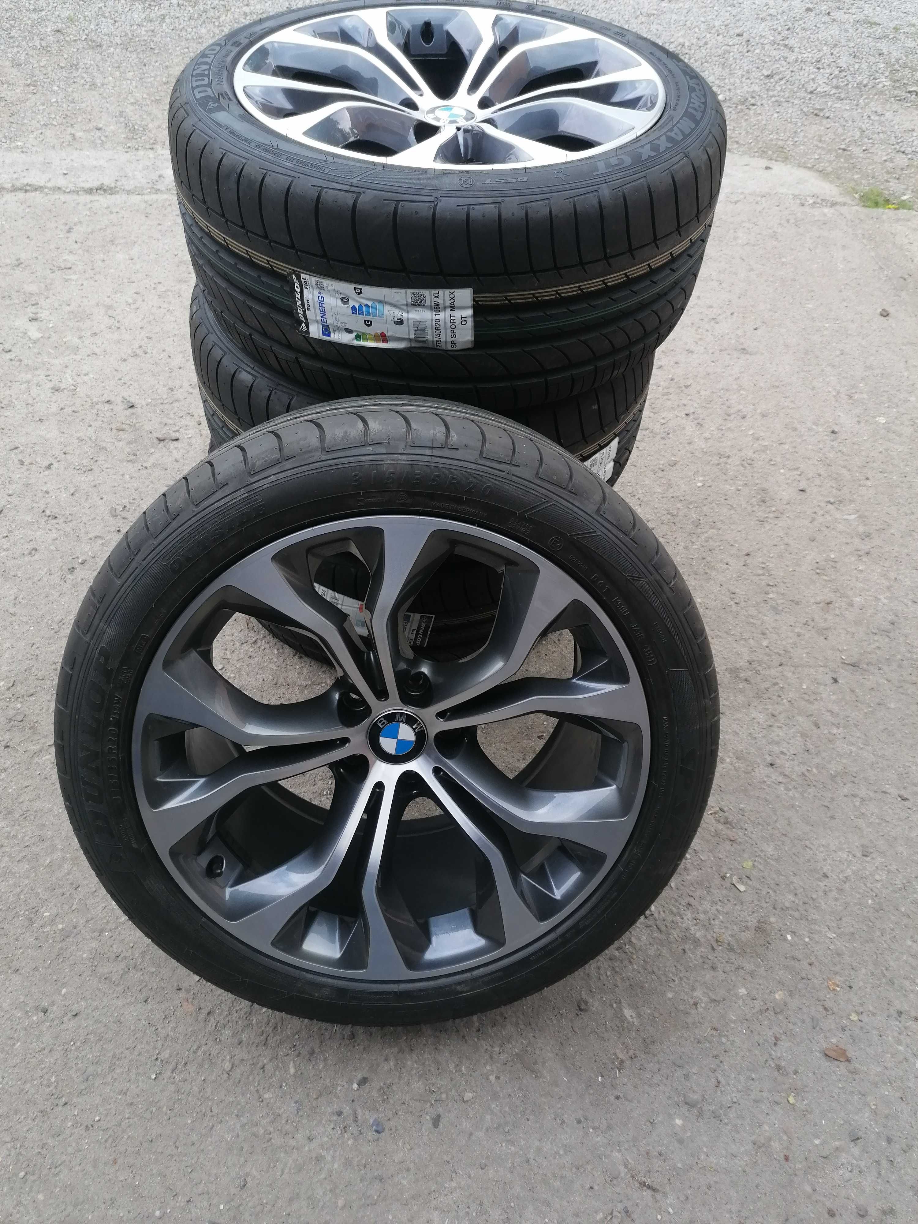 nowe koła felgi opony Bmw 20" X5 F15 X6 F16 wz451 Dunlop
