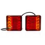 2x LAMPA TYLNA ZESPOLONA DO Przyczepy Przyczepki Lawety Samochodu Led
