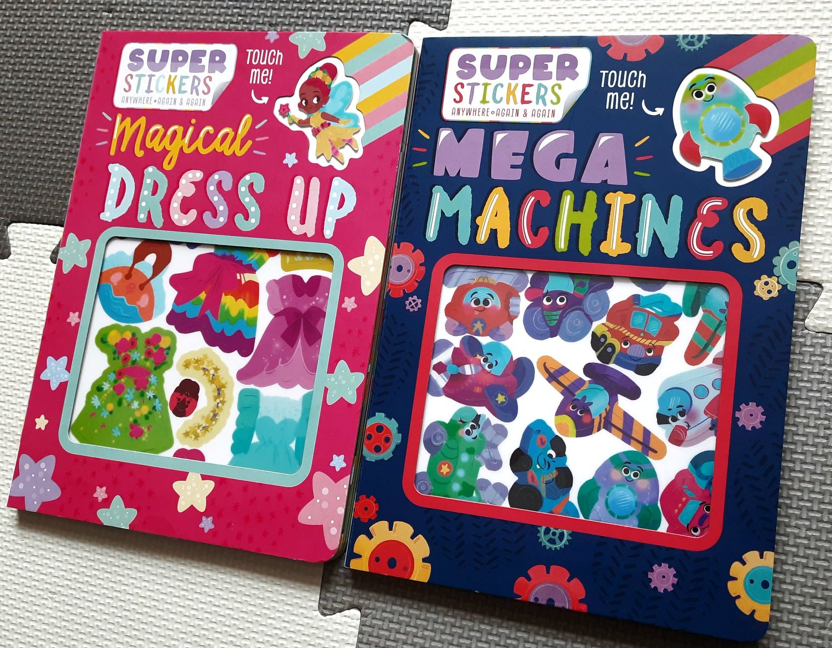 Magical Dress Up Super Stickers naklejki wielorazowe ubieranka