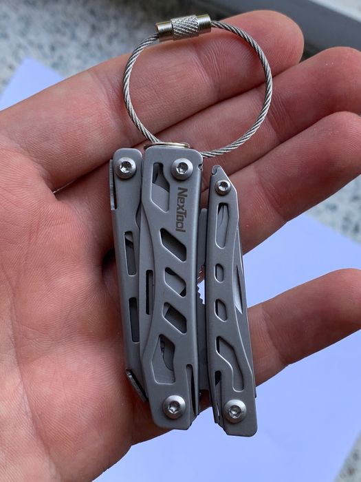 Стальной тросик для ключей, брелка, мультитула