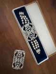 Conjunto de Broche e pulseira antiga