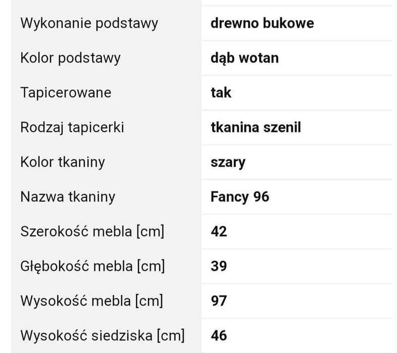 Krzesła do jadalni , drewniane