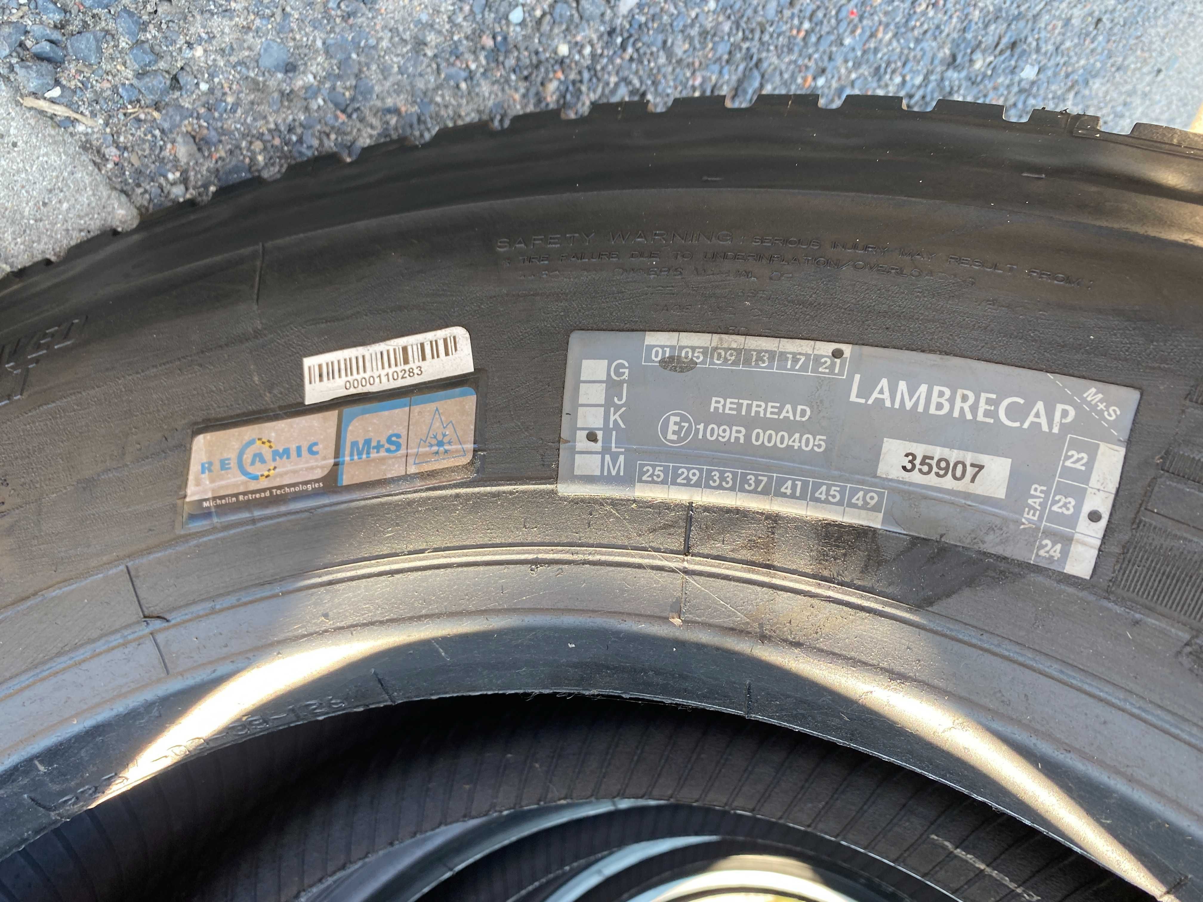315/60r22.5 opona bieżnikowana M+S RECAMIC