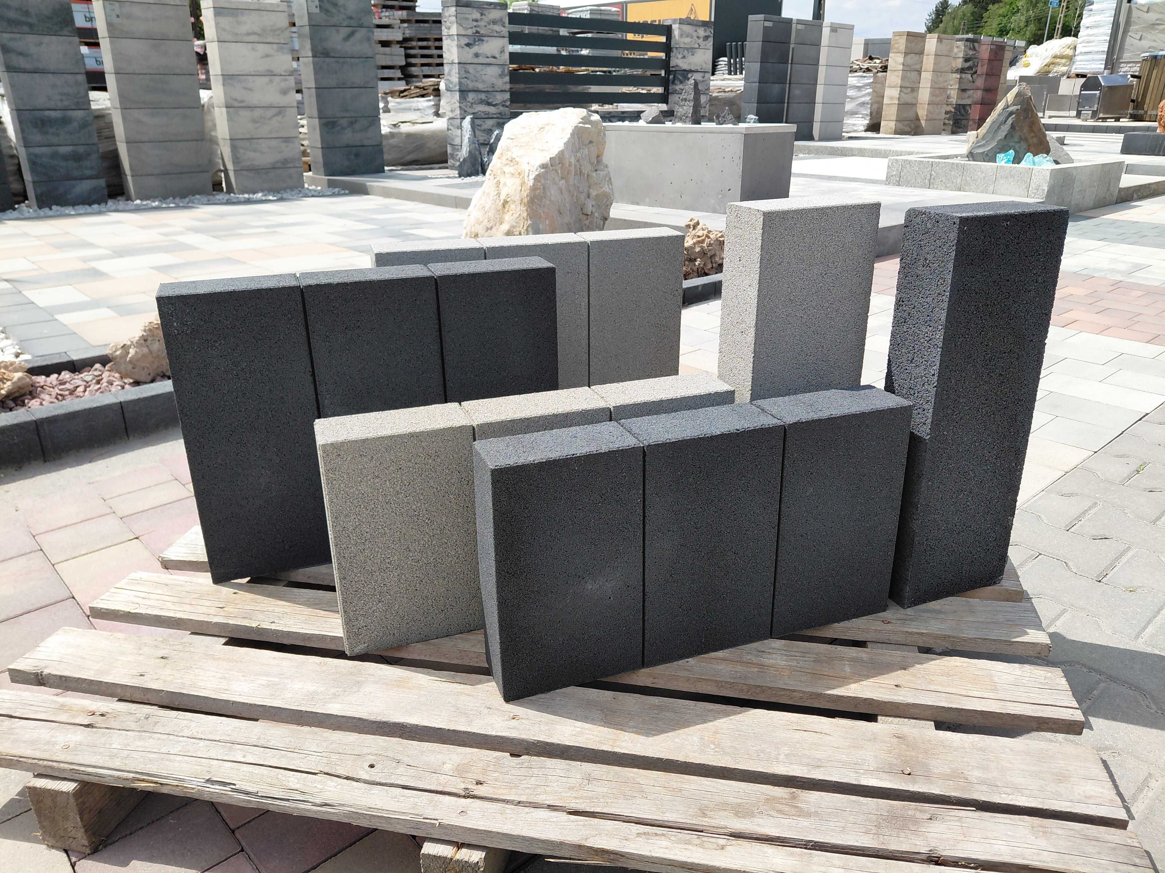 Obrzeże Palisadowe XL 8x40x50 krawężnik, palisada, stopień, murek grys