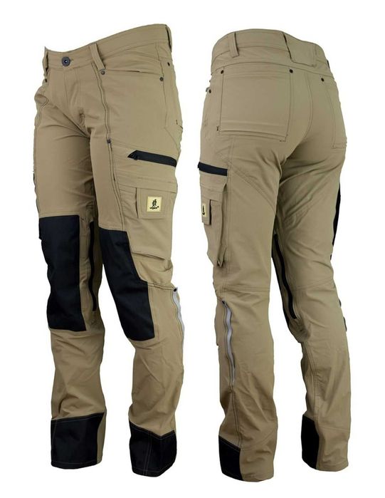 ELASTYCZNE Bojówki Spodnie ROBOCZE męskie Taktyczne Rozmiar 50