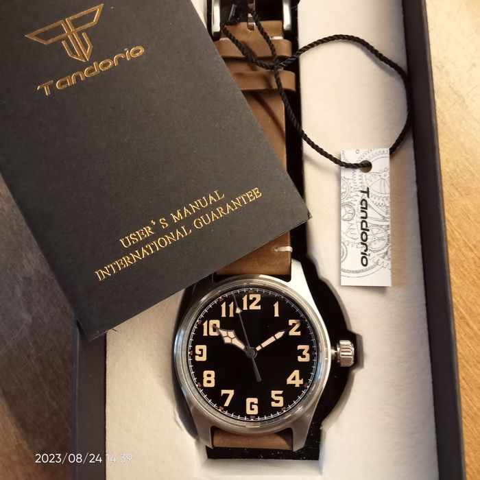 Tandorio Pilot sapphire механіка 39mm